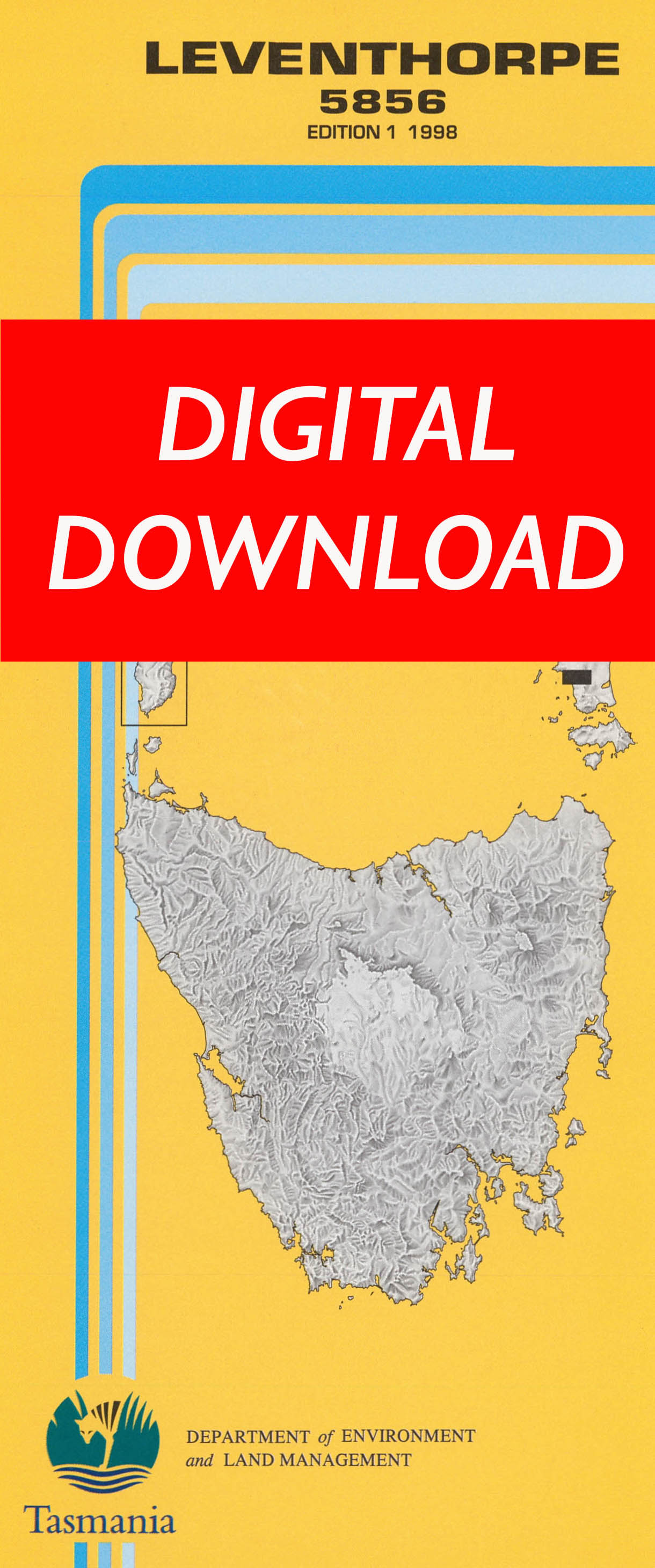 Cover of digital Leventhorpe 5856 1:25 000 map
