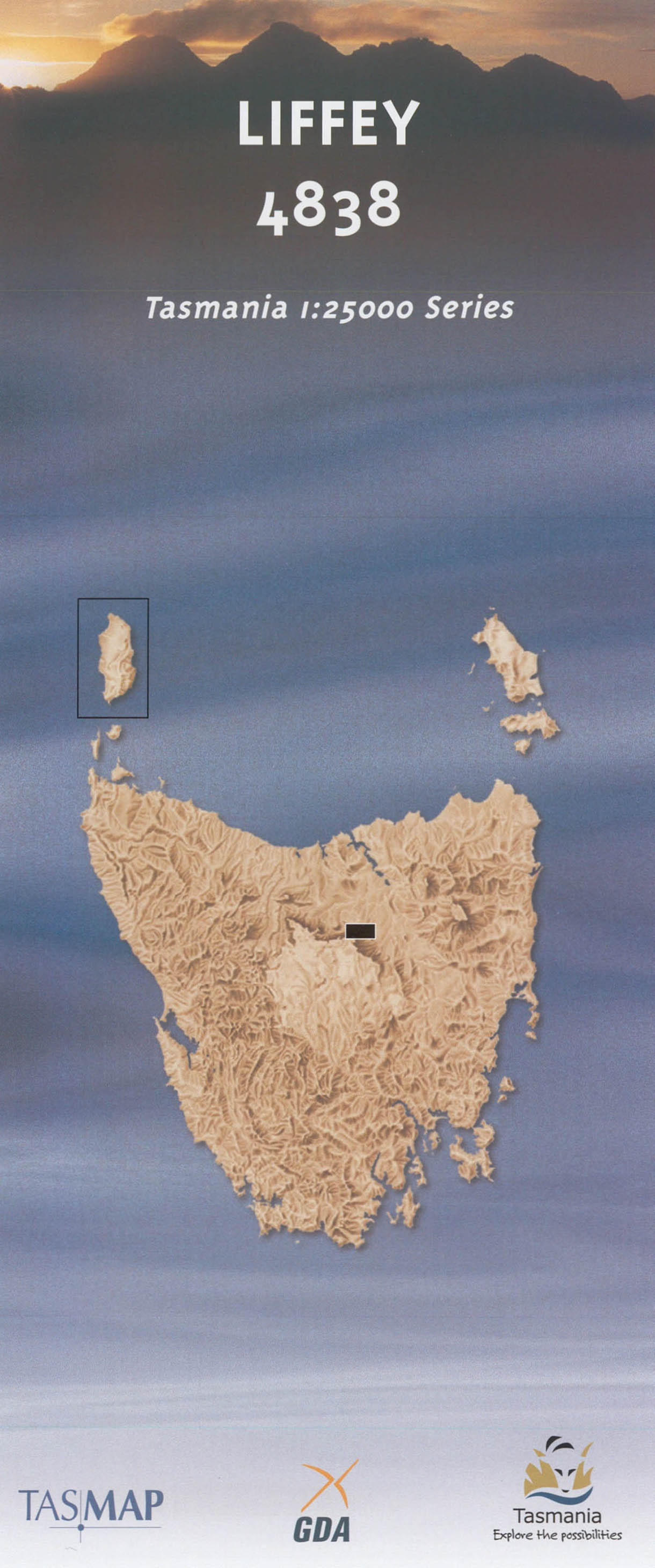 Cover of Liffey 4838 1:25 000 map