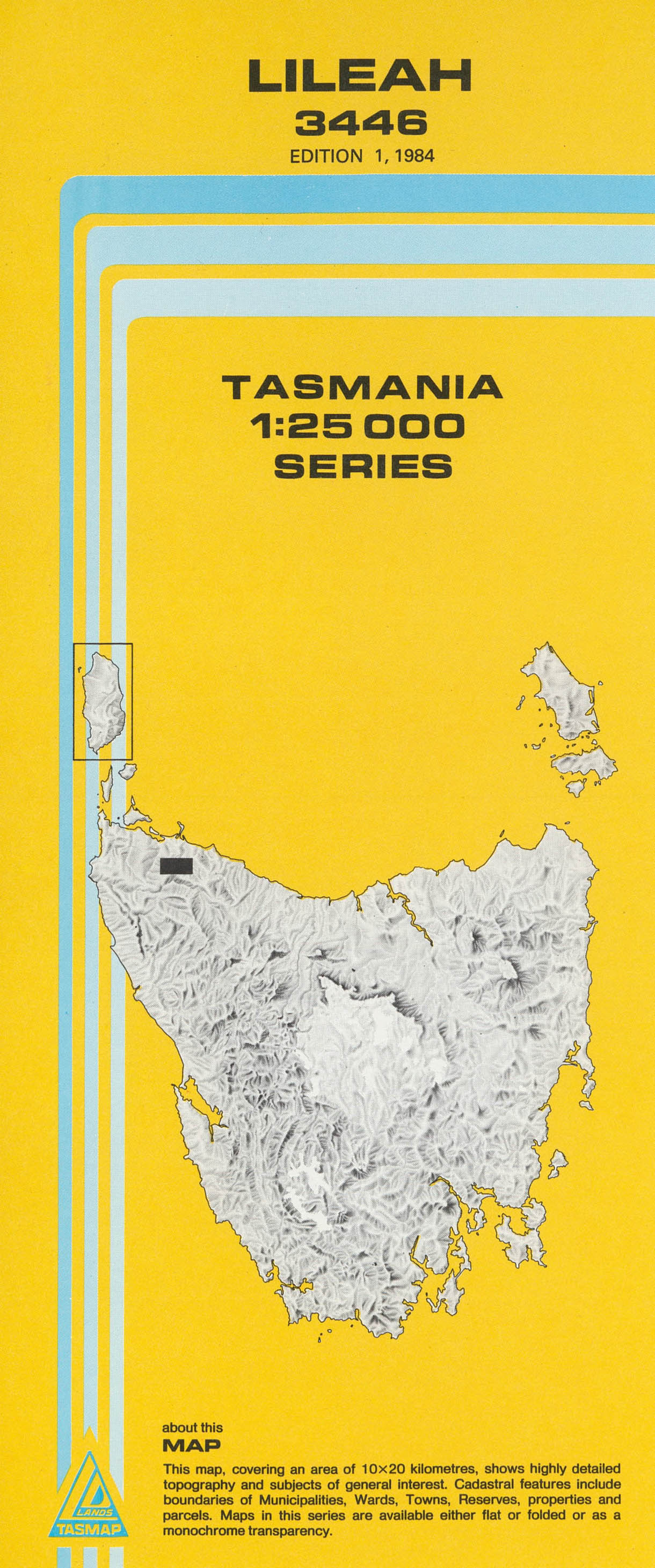 Cover of Lileah 3446 1:25 000 map
