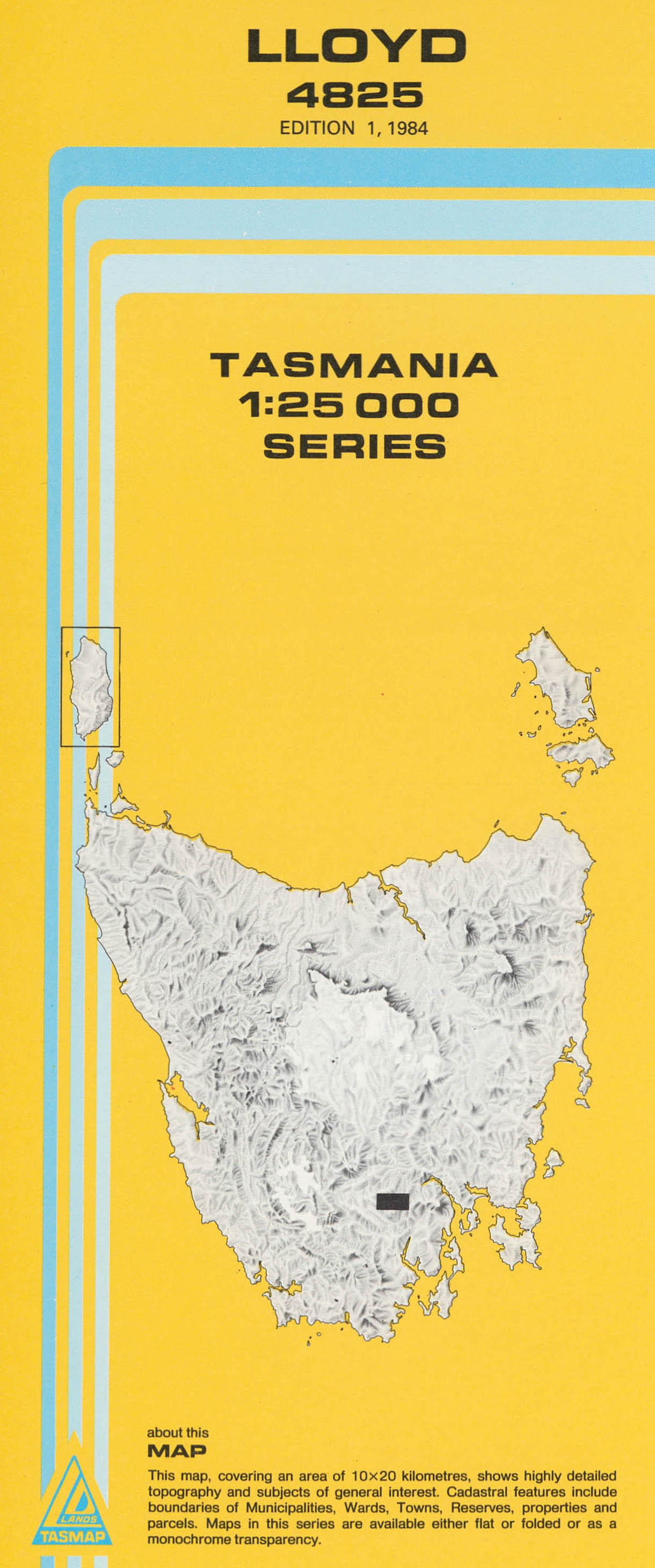 Cover of Lloyd 4825 1:25 000 map