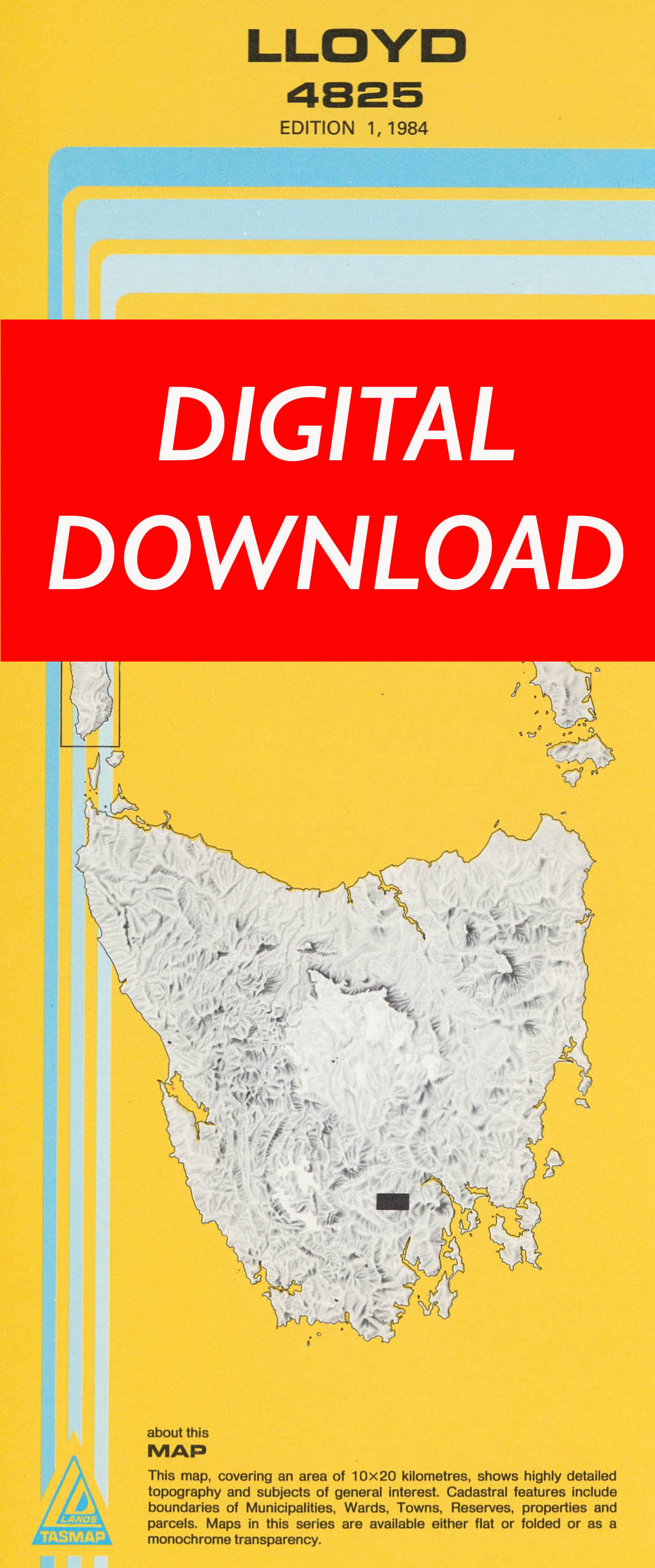 Cover of digital Lloyd 4825 1:25 000 map