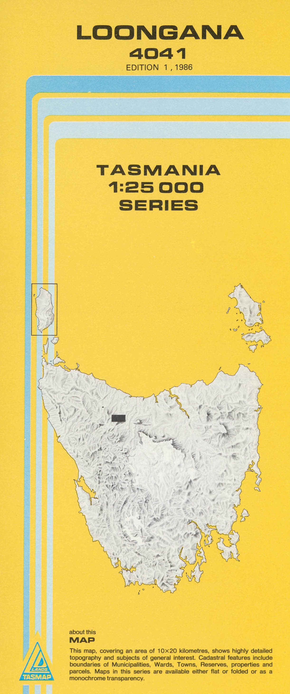 Cover of Loongana 4041 1:25 000 map