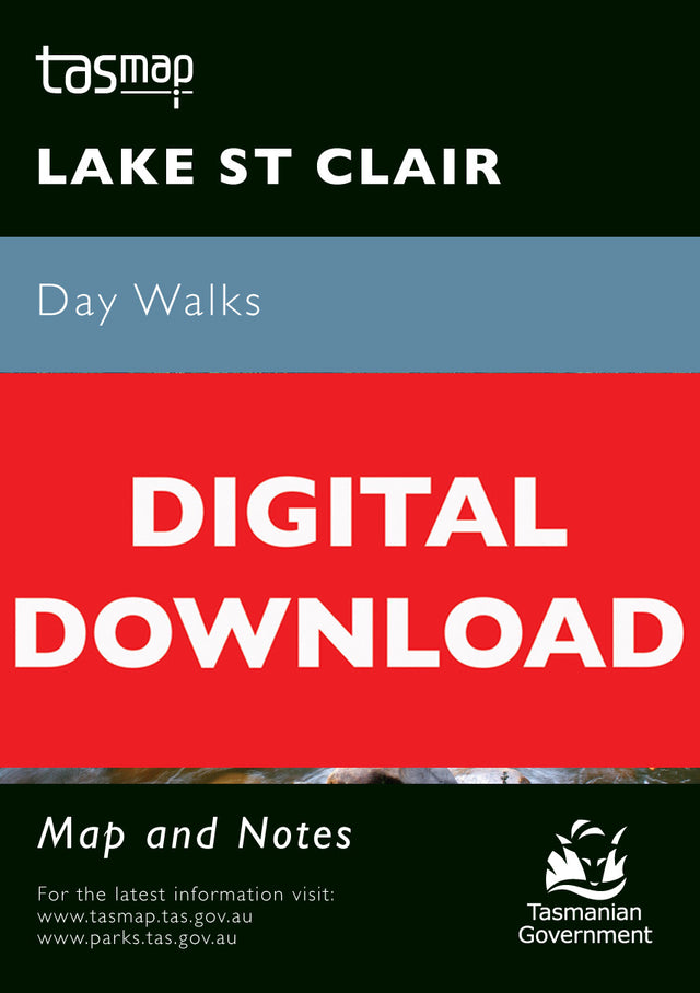 Cover of digital Lake St Clair Day Walk map