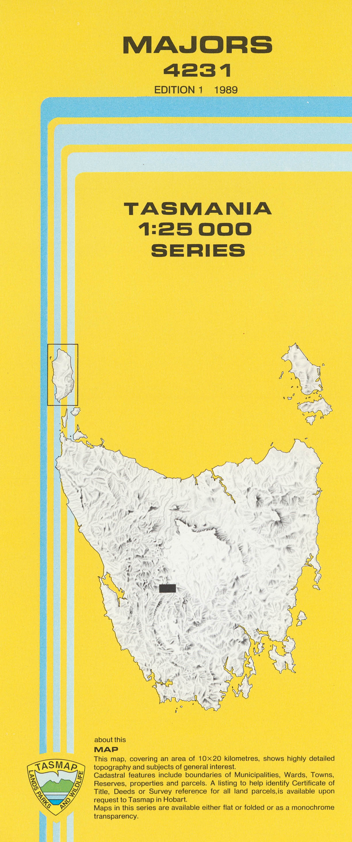 Cover of Majors 4231 1:25 000 map