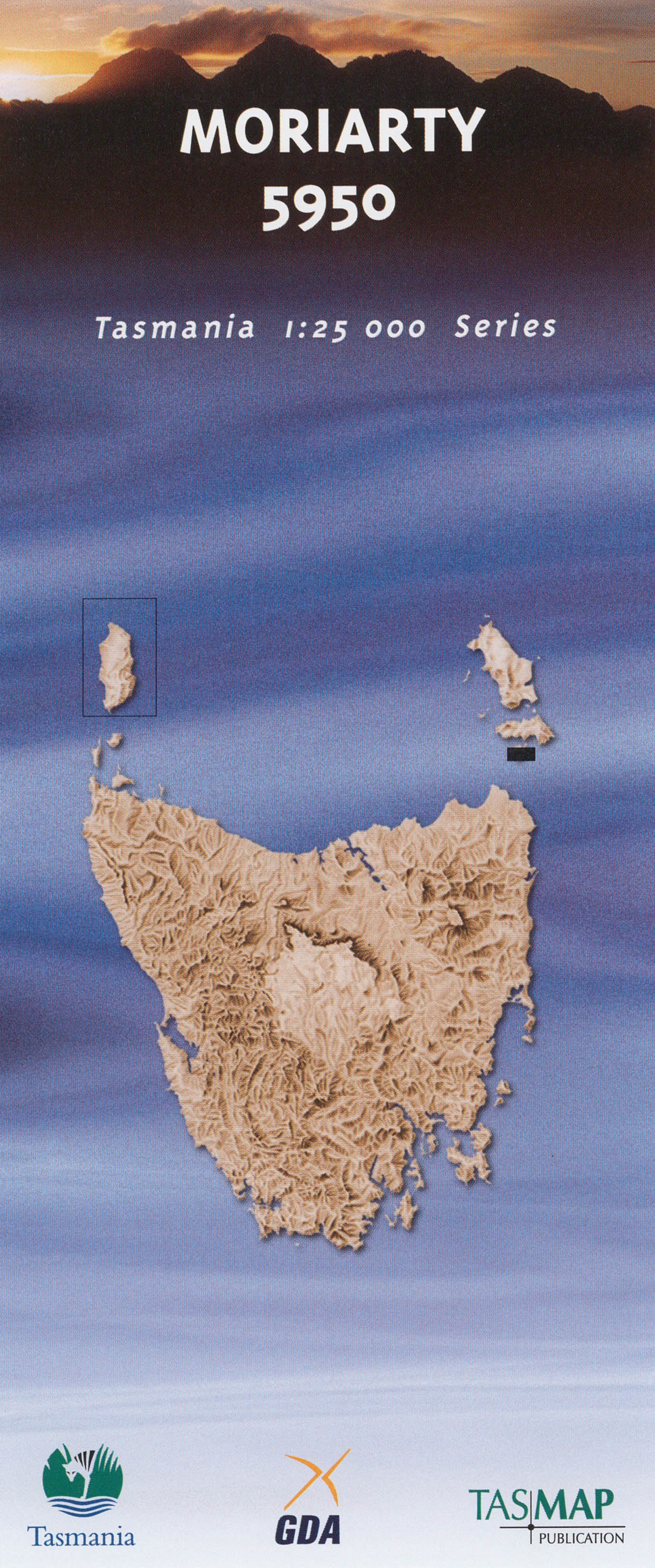 Cover of Moriarty 5950 1:25 000 map