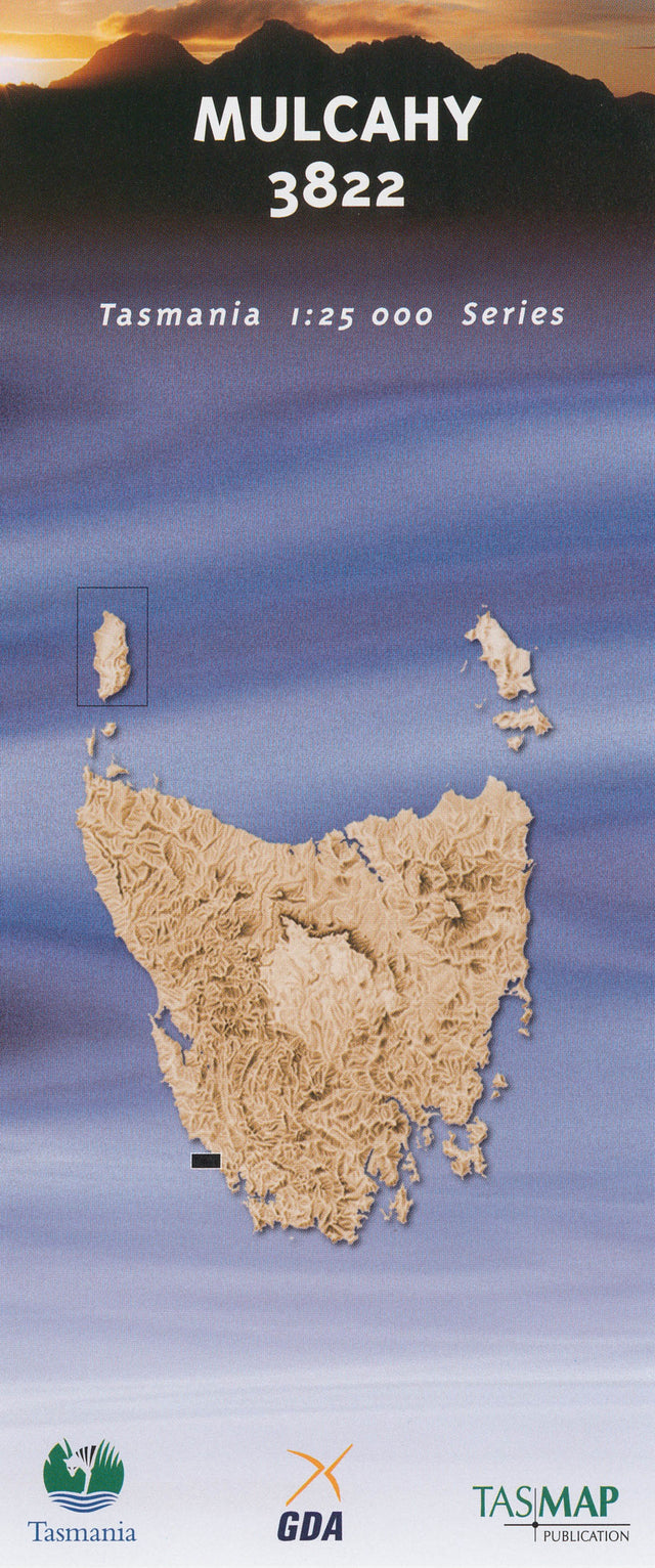 Cover of Mulcahy 3822 1:25 000 map