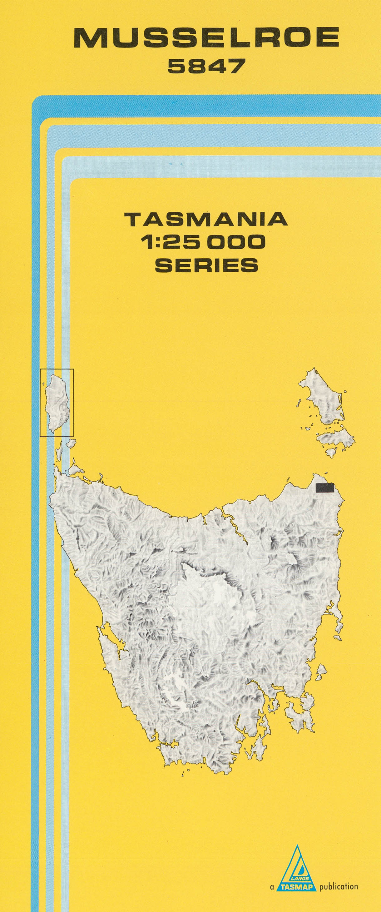 Cover of Musselroe 5847 1:25 000 map