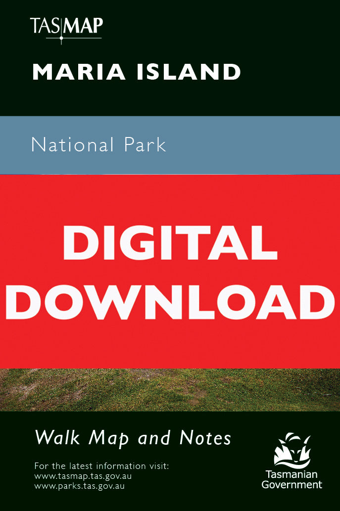 Cover of digital Maria Island National Park map