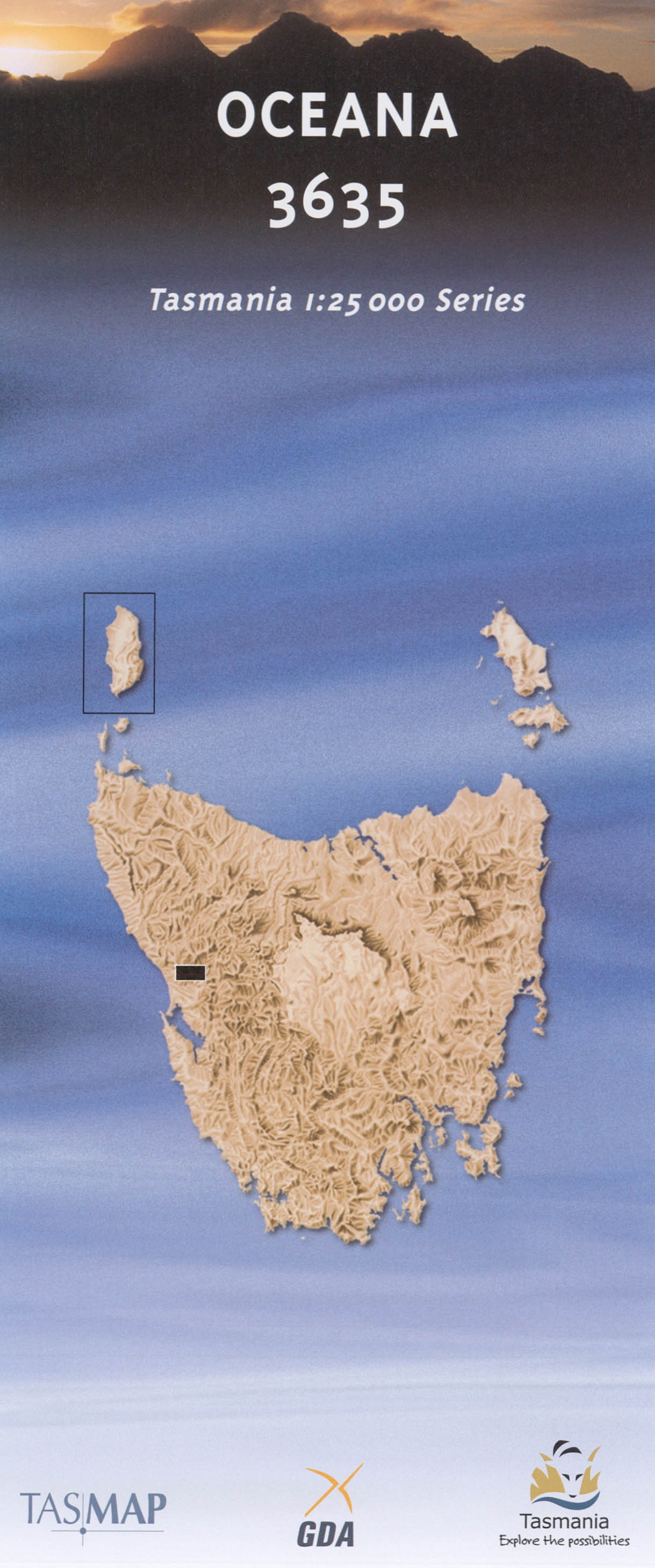 Cover of Oceana 3635 1:25 000 map