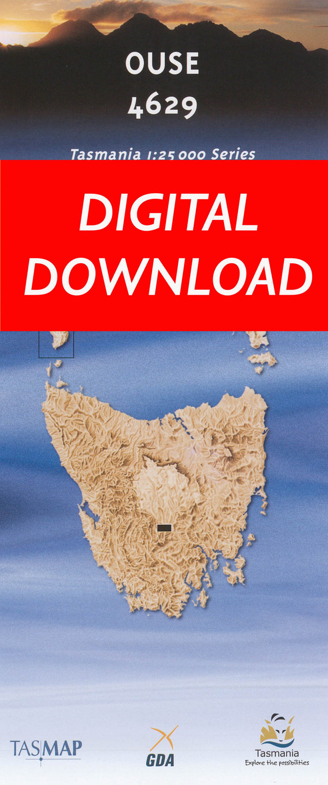 Cover of digital Ouse 4629 1:25 000 map