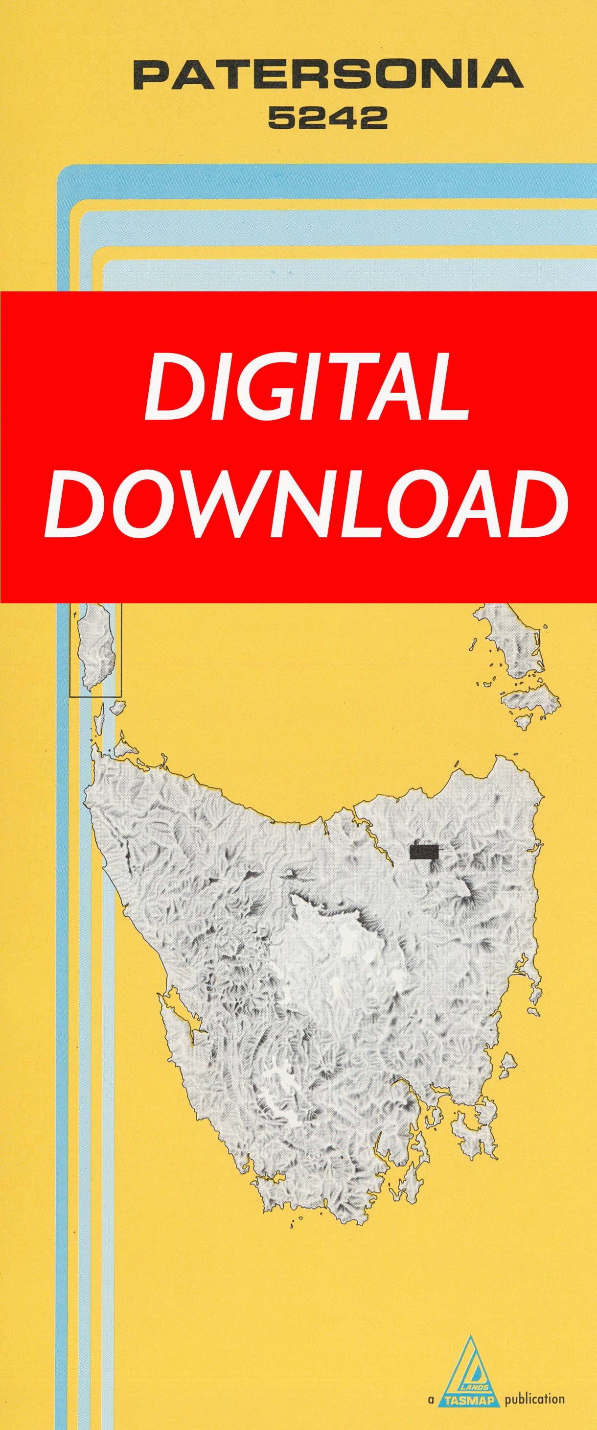 Cover of digital Patersonia 5242 1:25 000 map