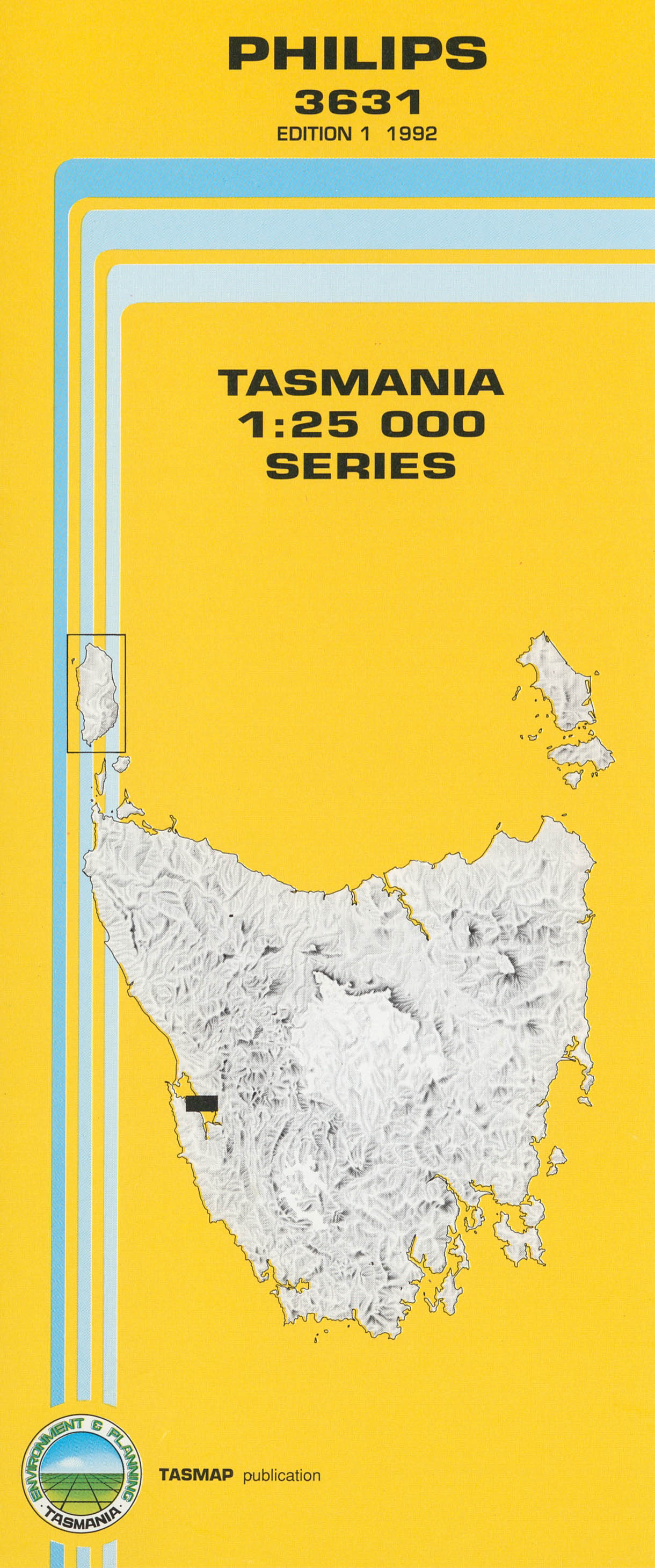 Cover of Philips 3631 1:25 000 map