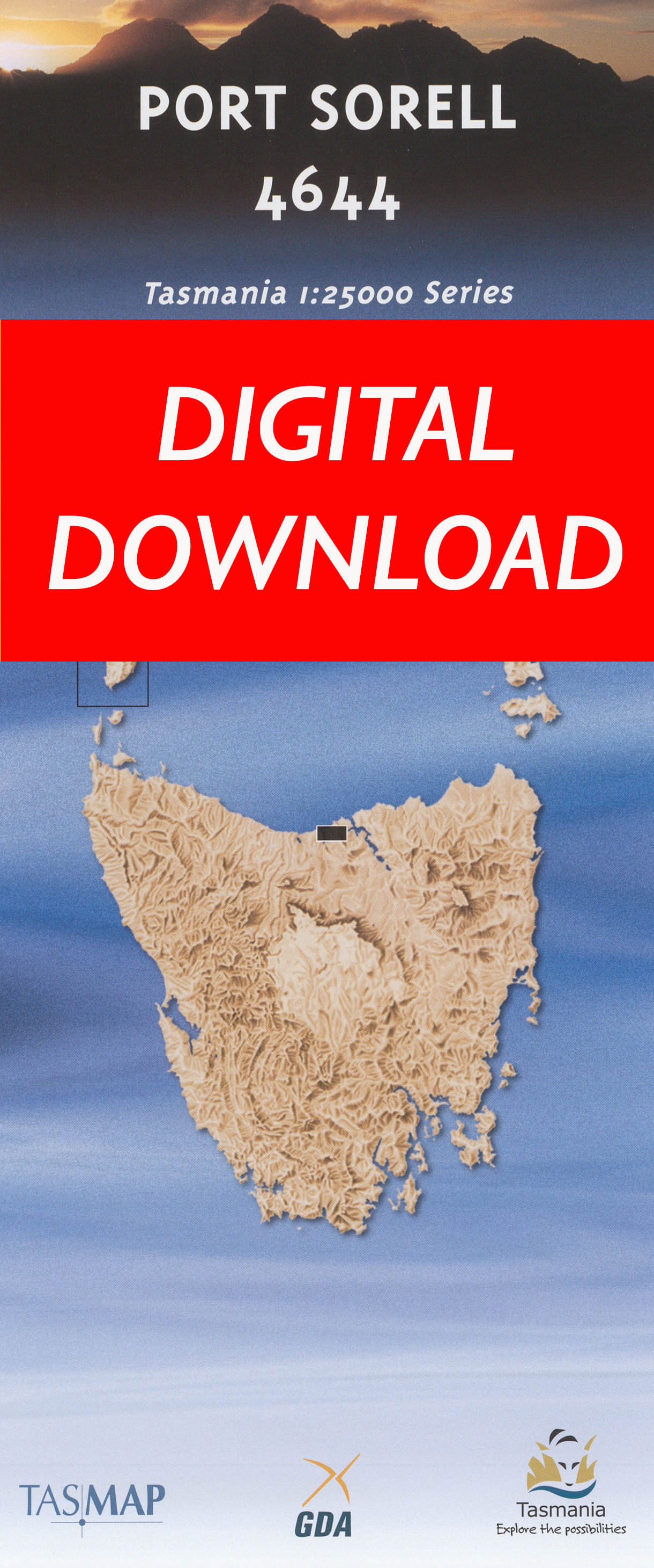 Cover of digital Port Sorell 4644 1:25 000 map