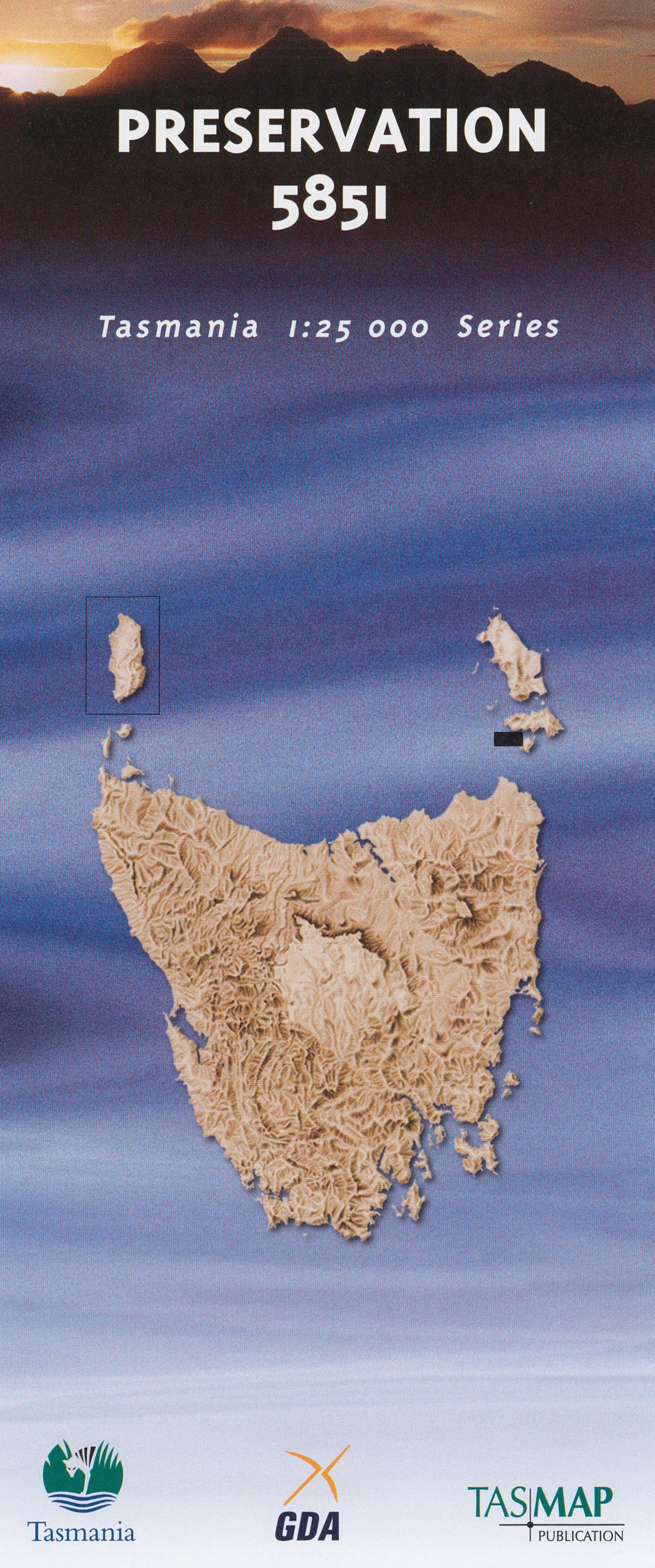 Cover of Preservation 5851 1:25 000 map