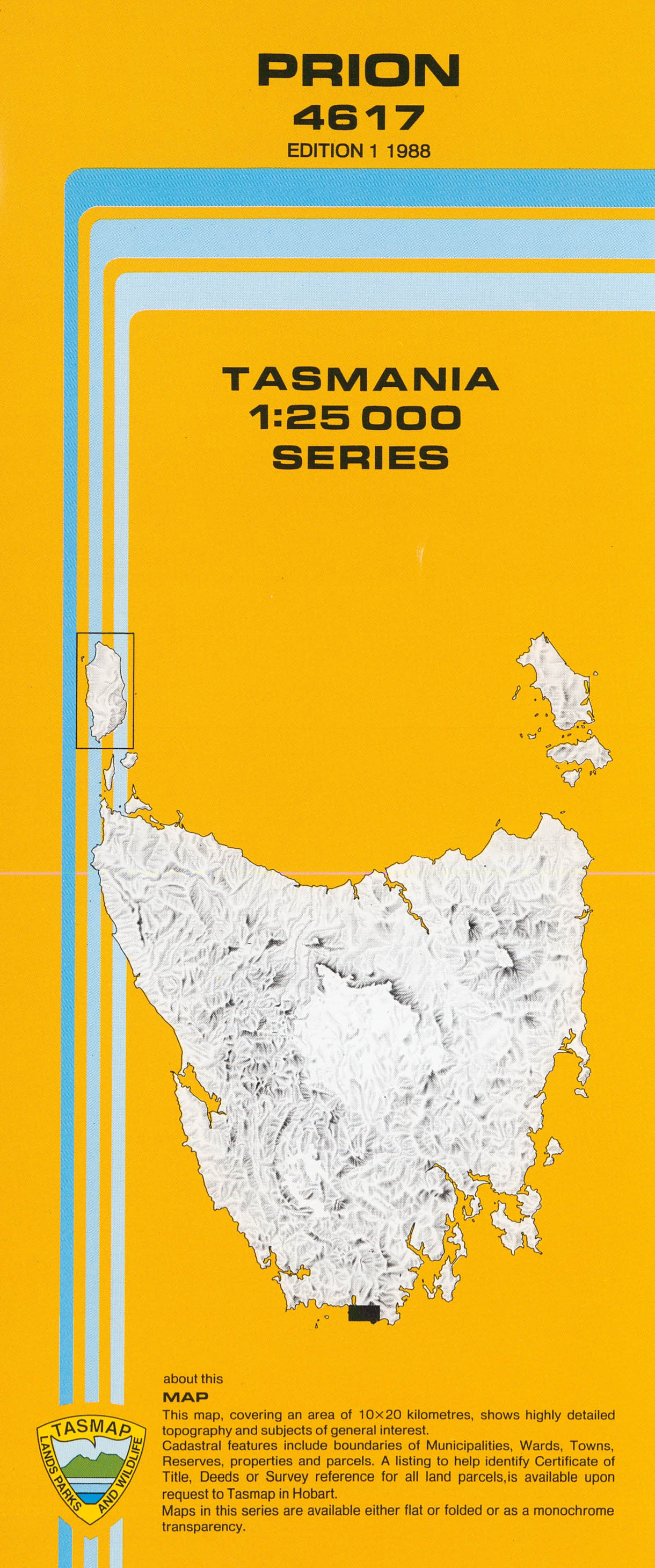 Cover of Prion 4617 1:25 000 map