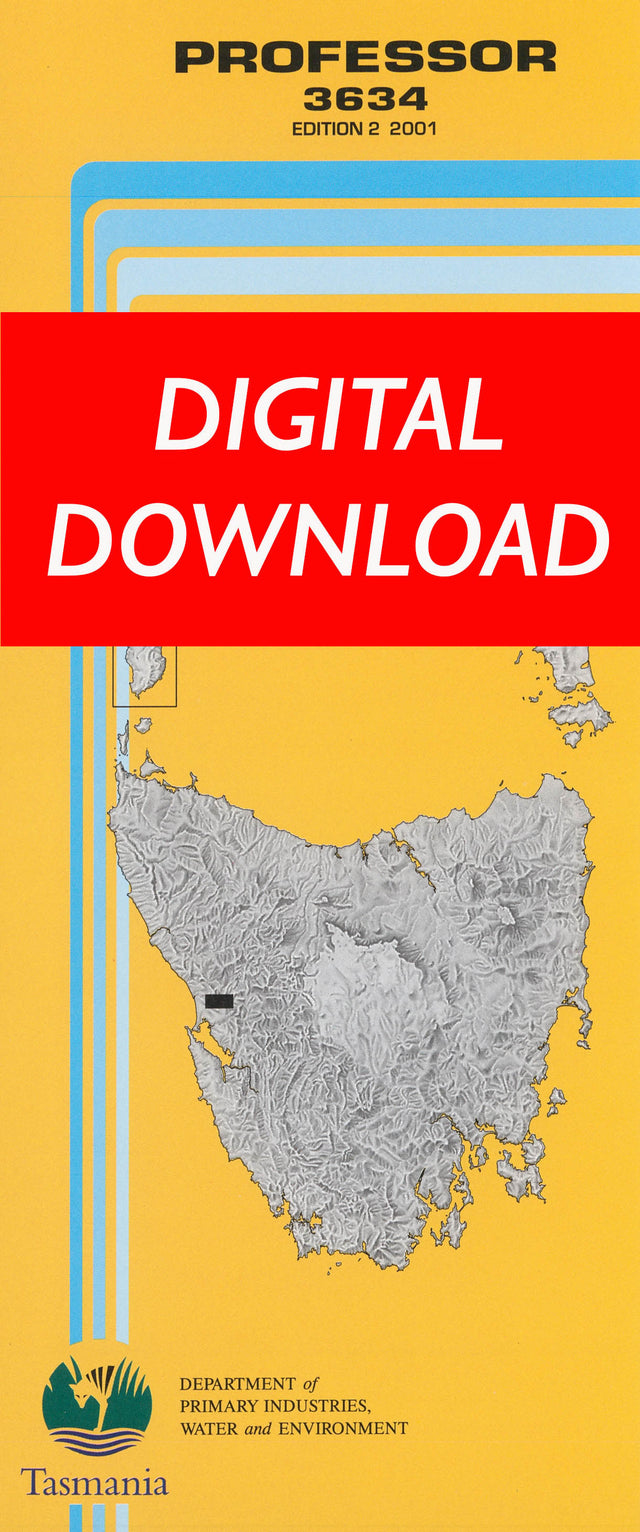 Cover of digital Professor 3634 1:25 000 map