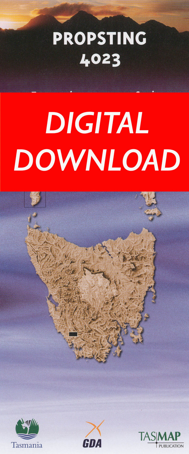 Cover of digital Propsting 4023 1:25 000 map