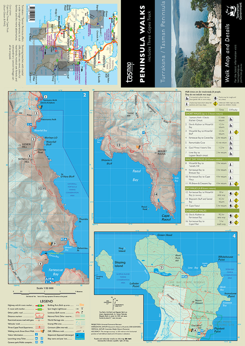 Peninsula Walks reverse side thumbnail