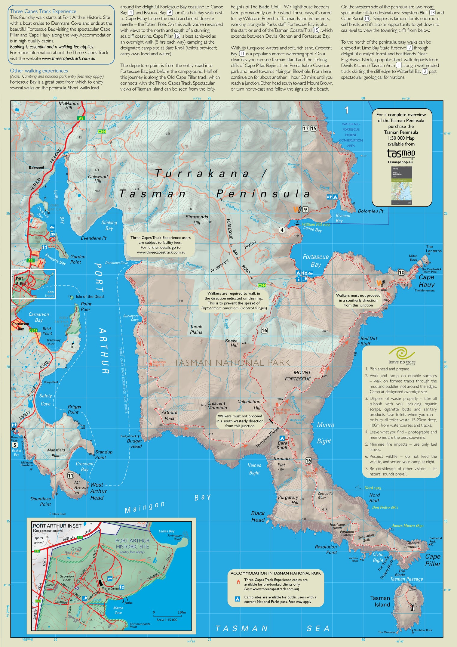 Peninsula Walks map thumbnail