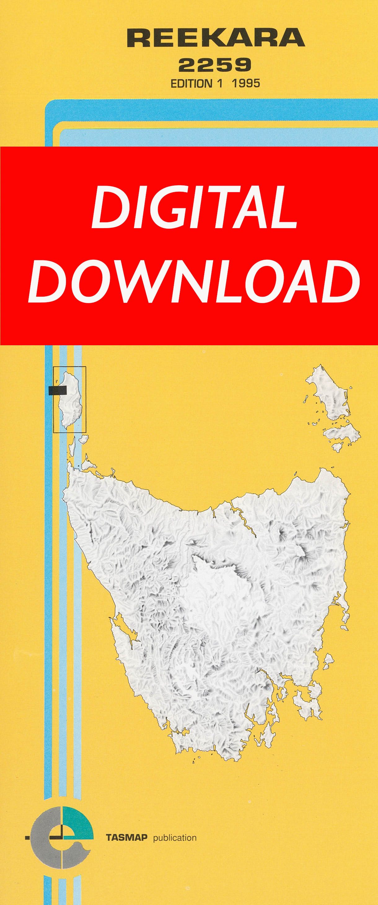Cover of digital Reekara 2259 1:25 000 map