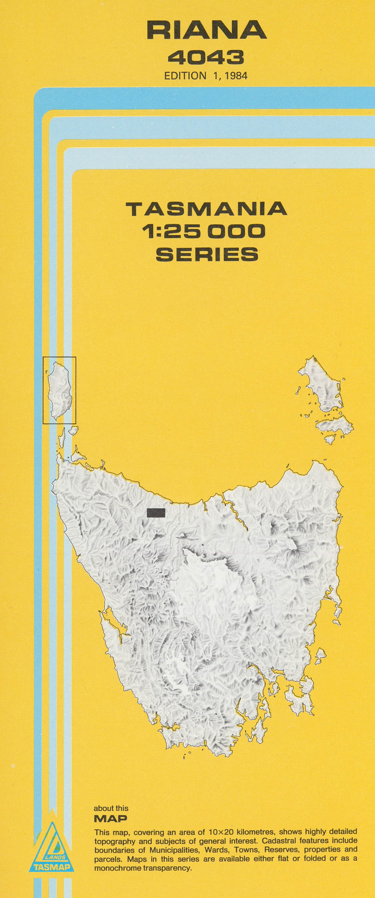 Cover of Riana 4043 1:25 000 map
