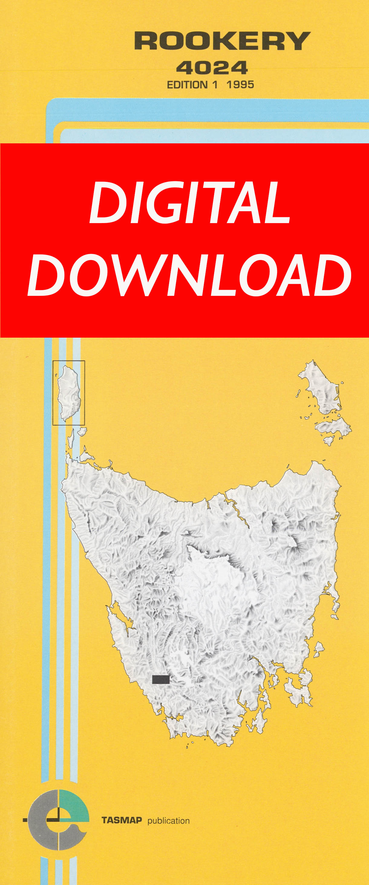 Cover of digital Rookery 4024 1:25 000 map