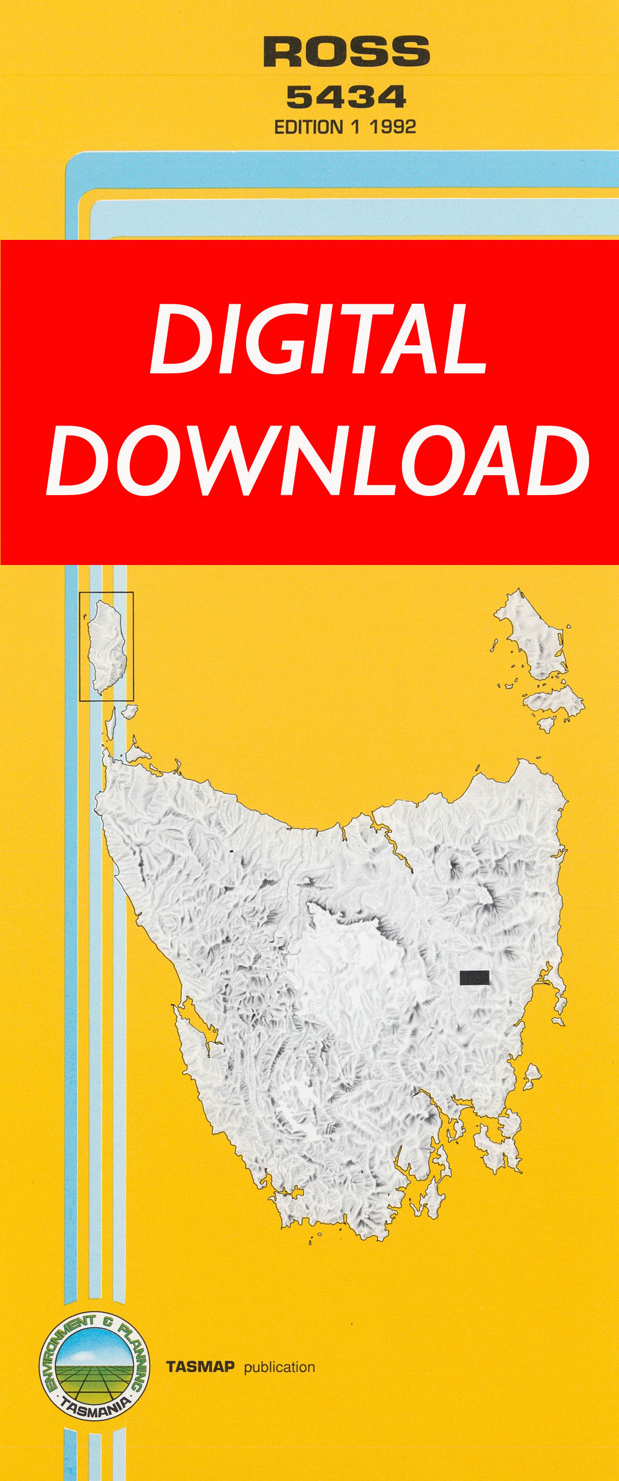 Cover of digital Ross 5434 1:25 000 map