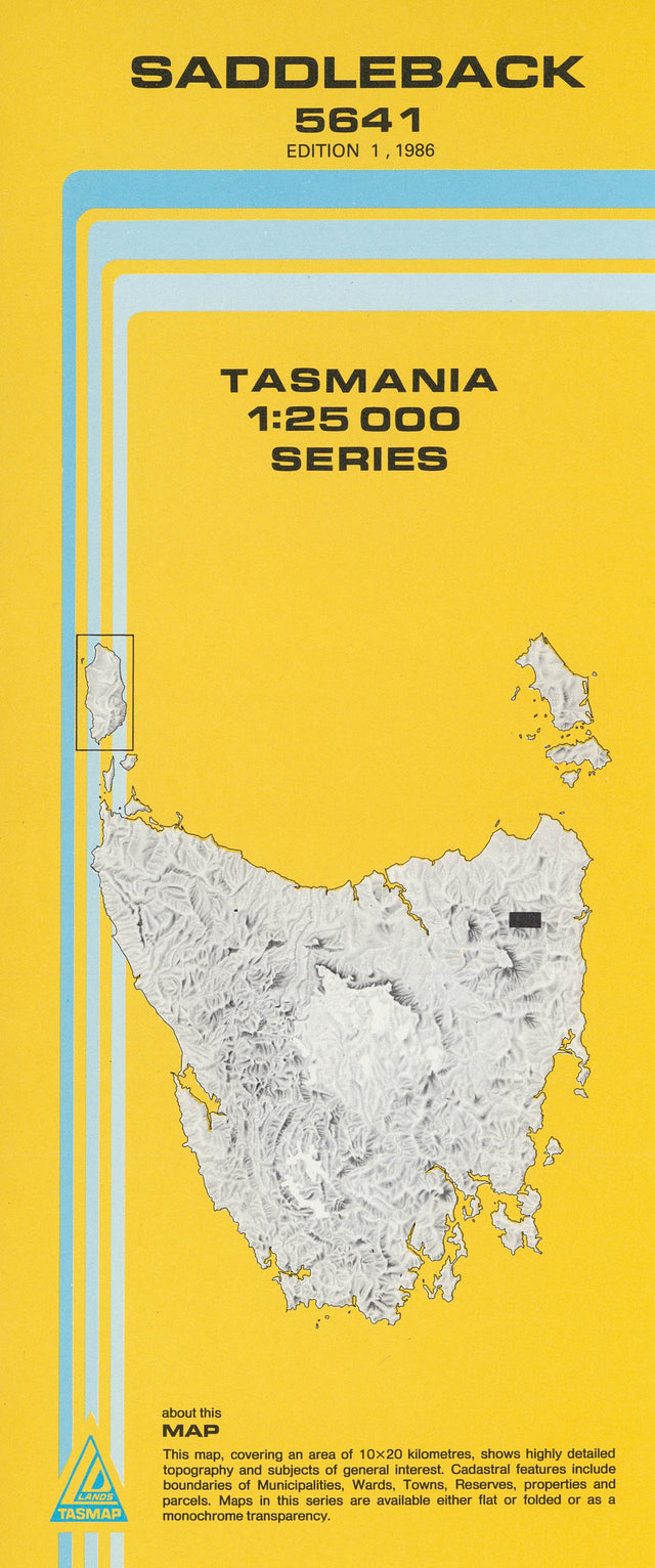 Cover of Saddleback 5641 1:25 000 map