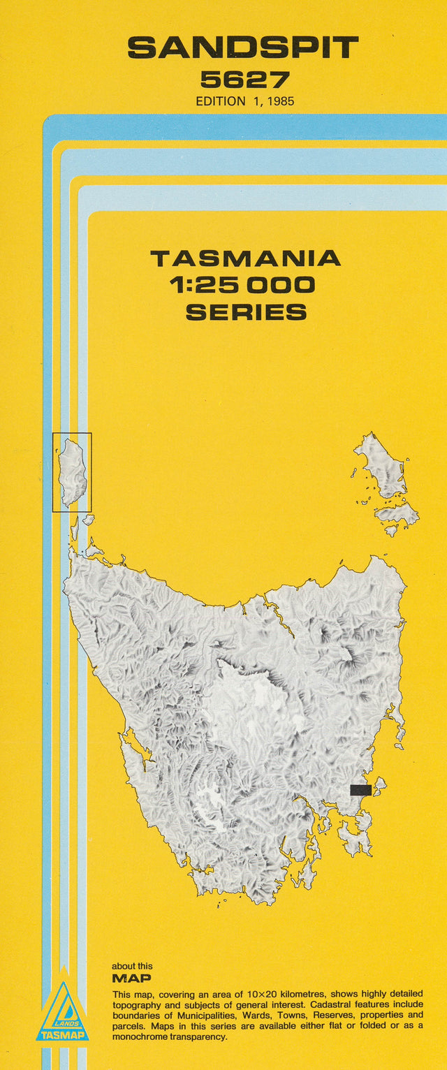 Cover of digital Sandspit 5627 1:25 000 map