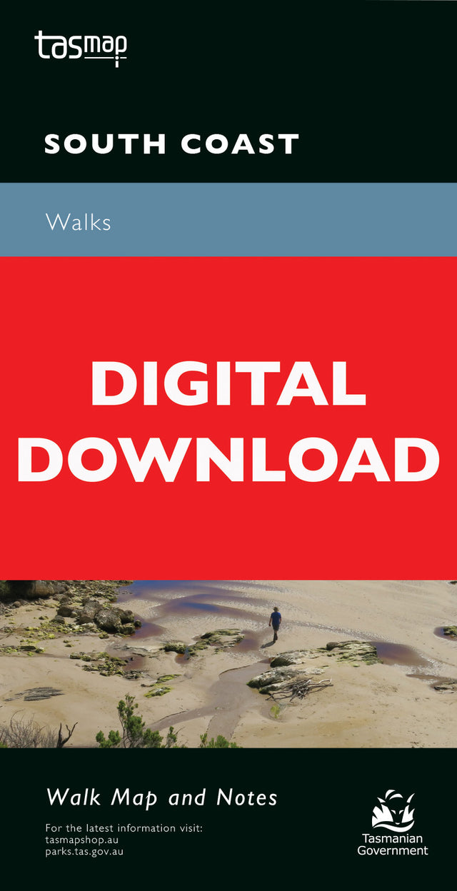 Cover of digital South Coast Walks map