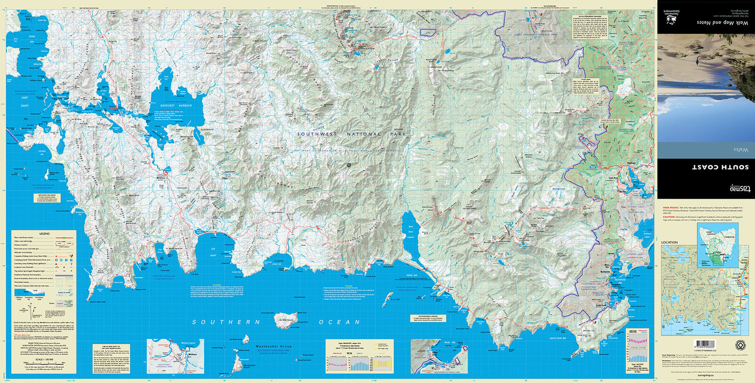 Thumbnail of South Coast Walks map
