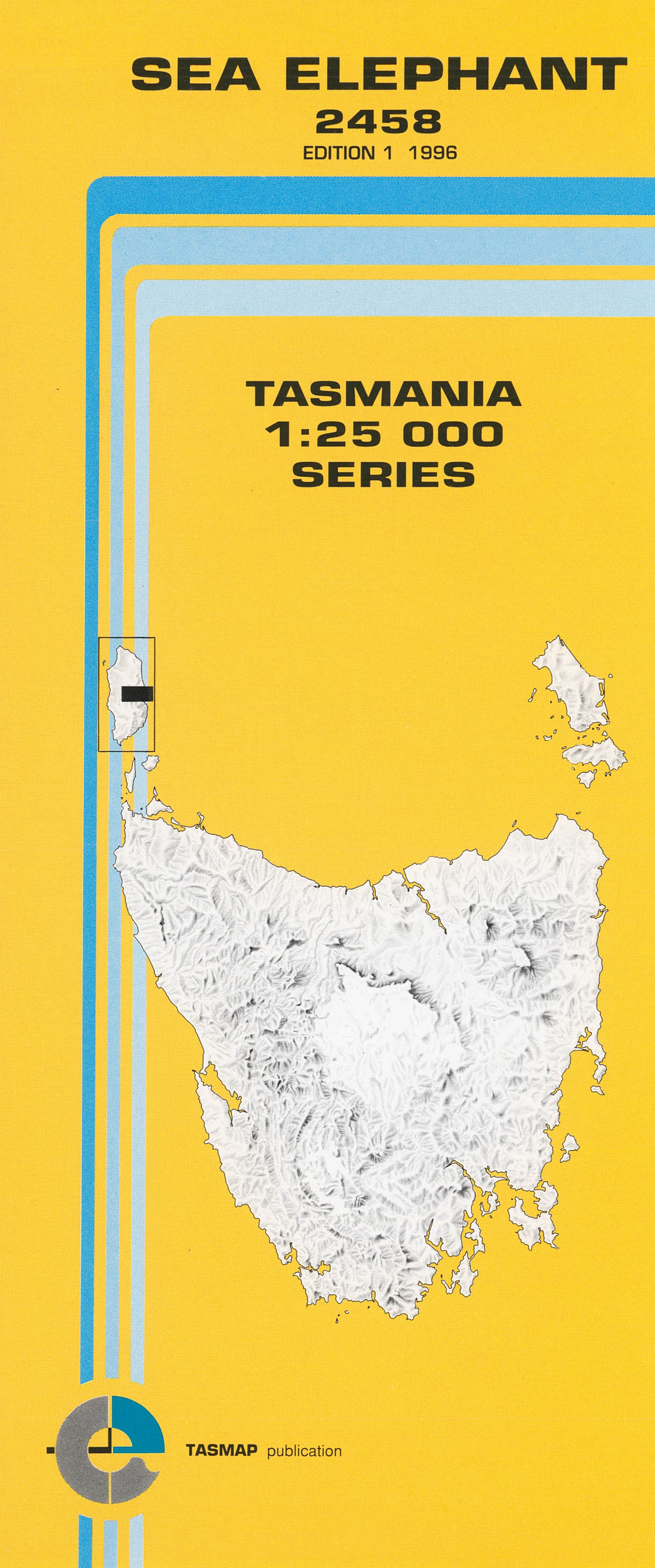 Cover of Sea Elephant 2458 1:25 000 map