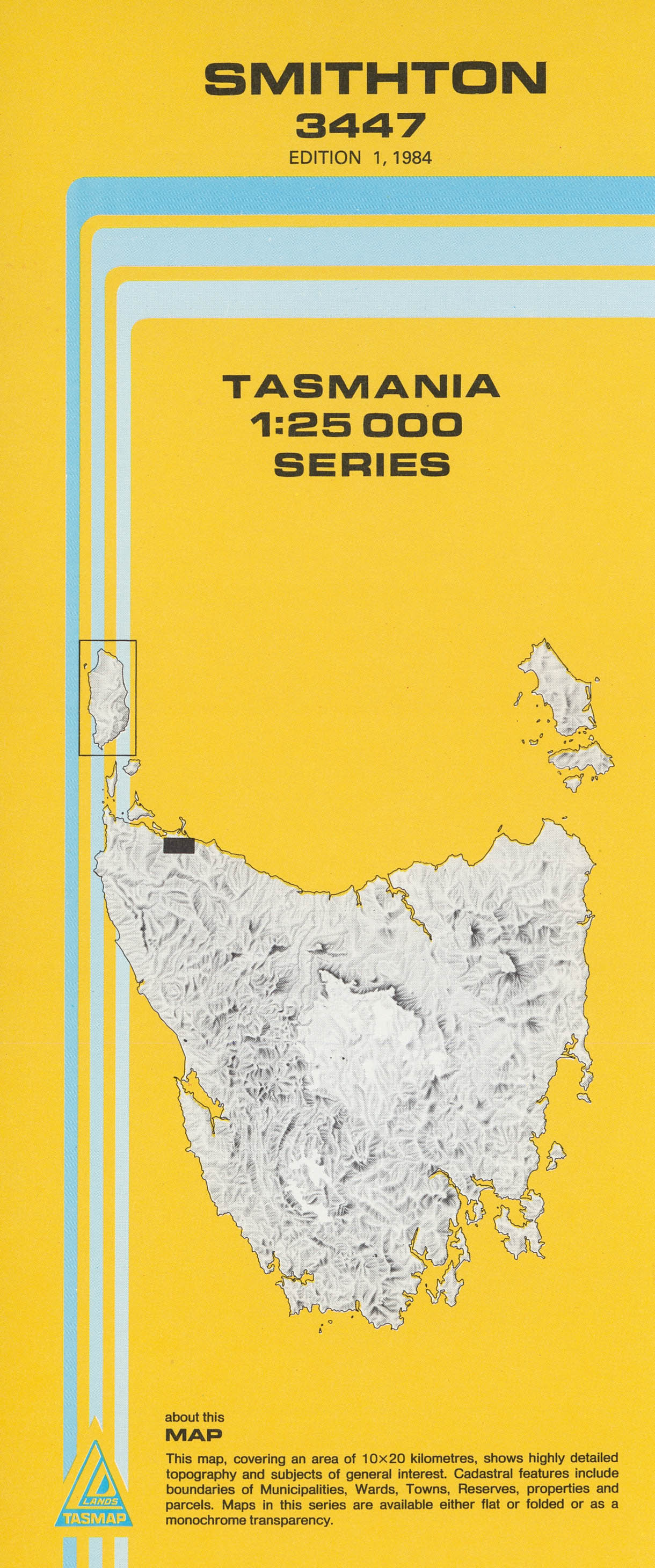 Cover of Smithton 3447 1:25 000 map