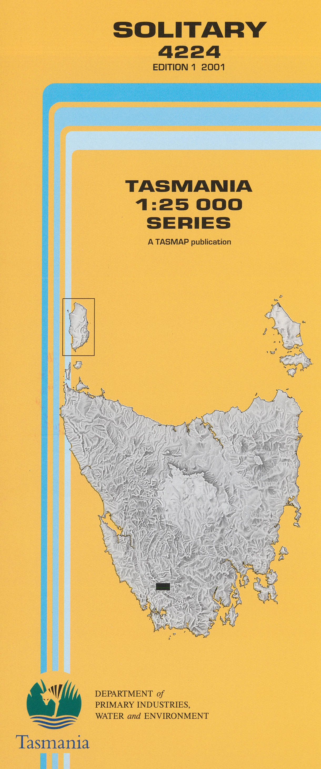 Cover of Solitary 4224 1:25 000 map