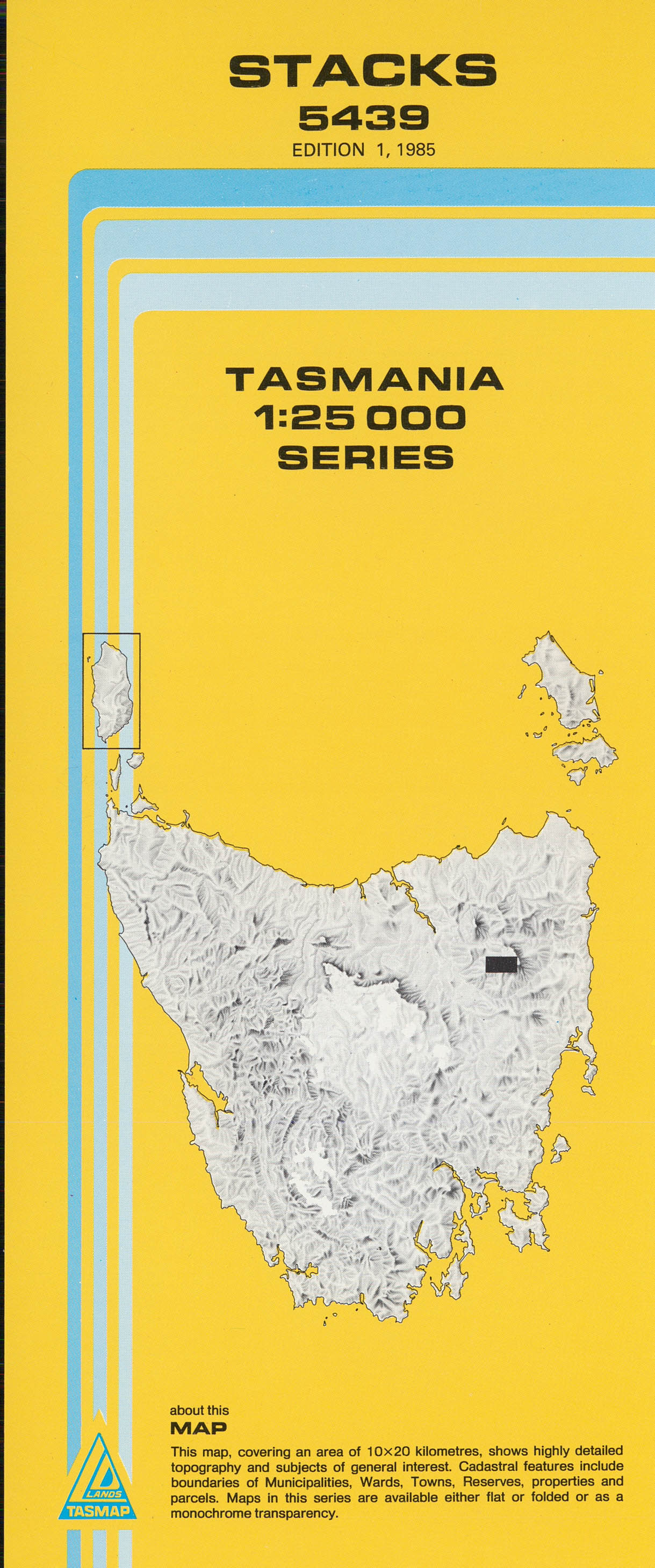 Cover of Stacks 5439 1:25 000 map