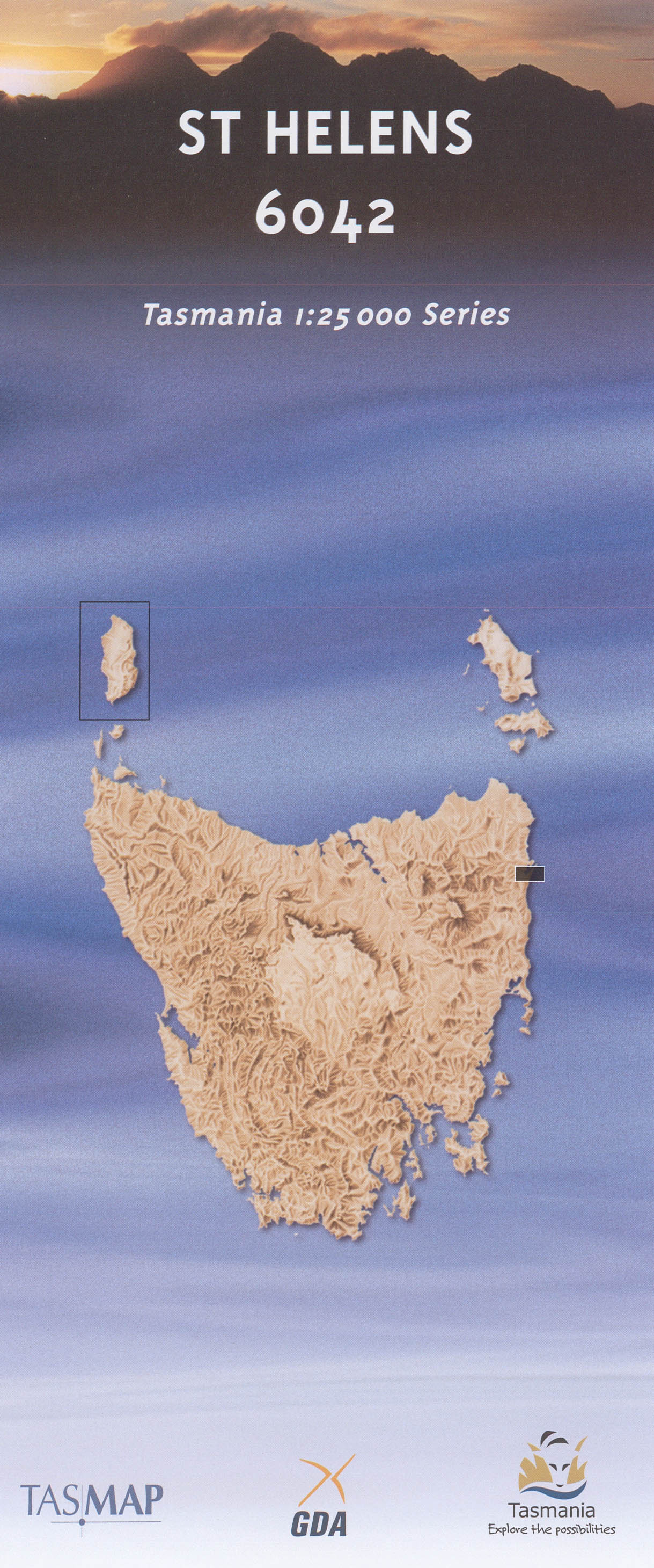 Cover of St Helens 6042 1:25 000 map