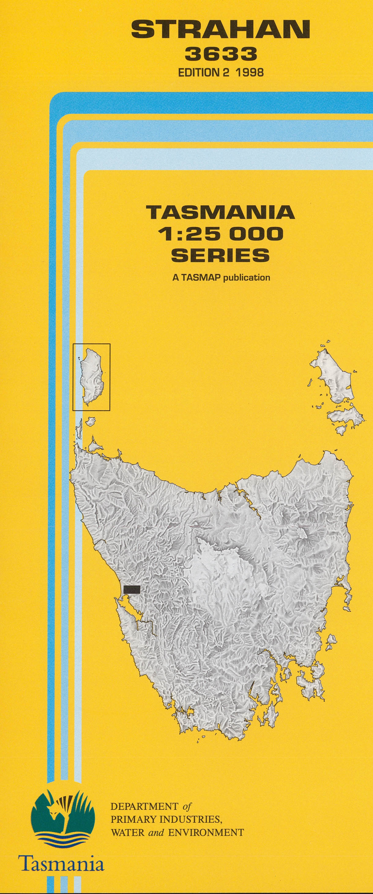 Cover of Strahan 3633 1:25 000 map