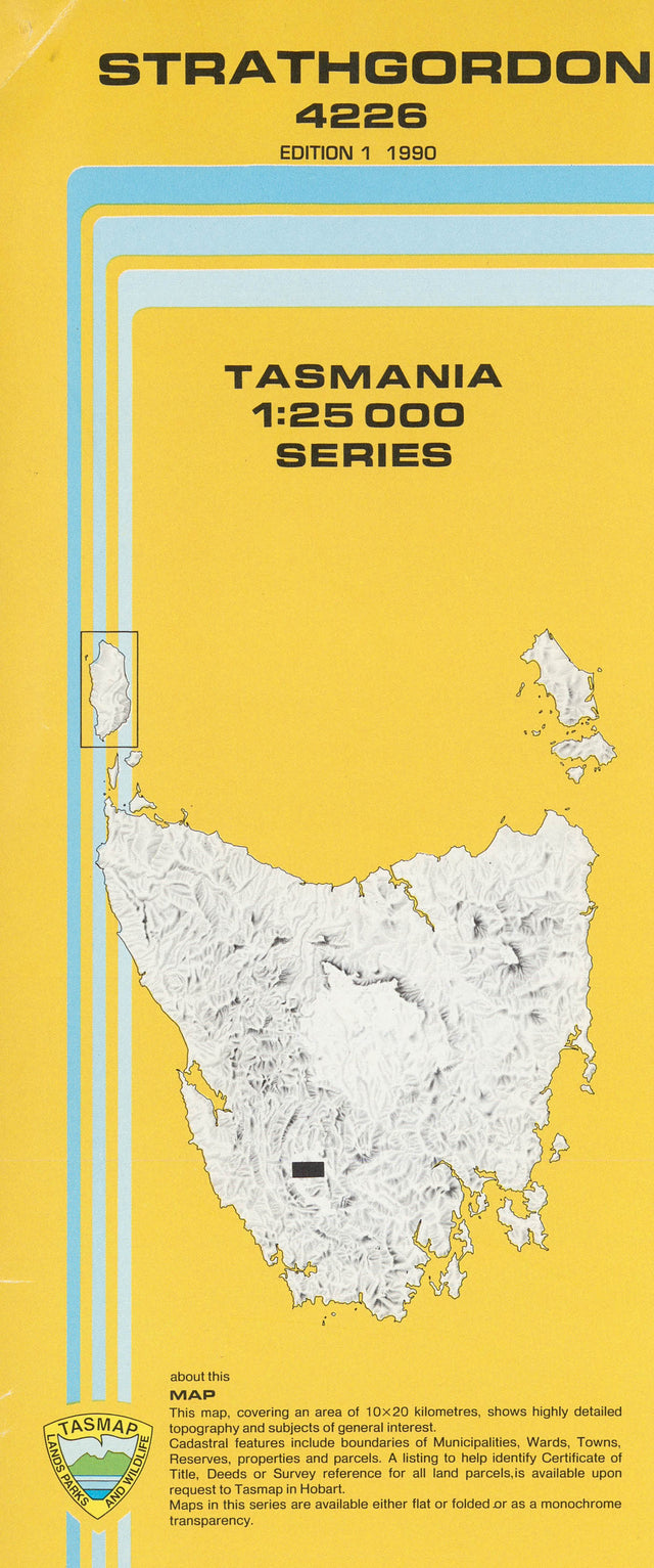 Cover of Strathgordon 4226 1:25 000 map