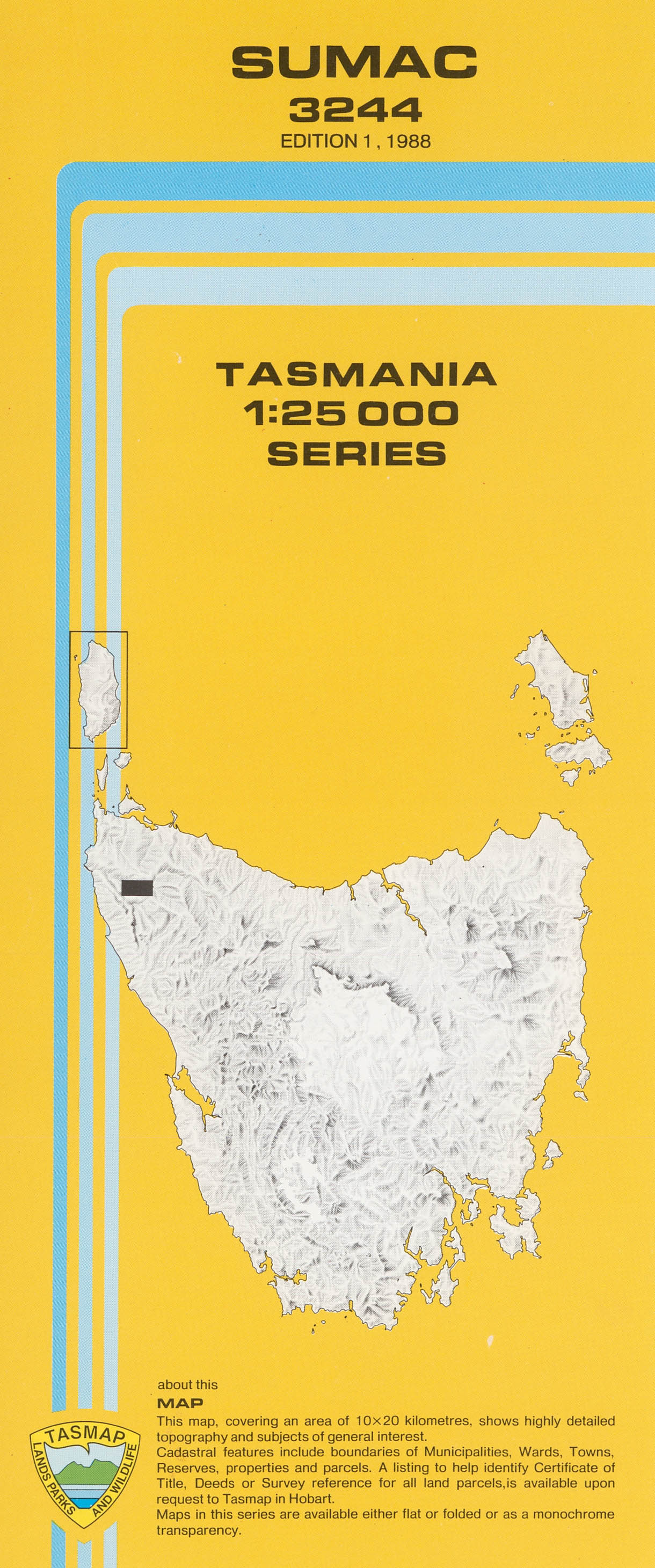 Cover of Sumac 3244 1:25 000 map
