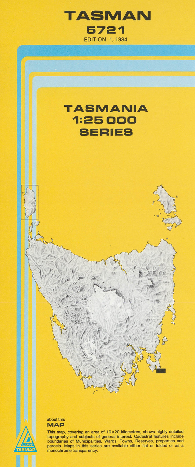 Cover of Tasman 5721 1:25 000 map