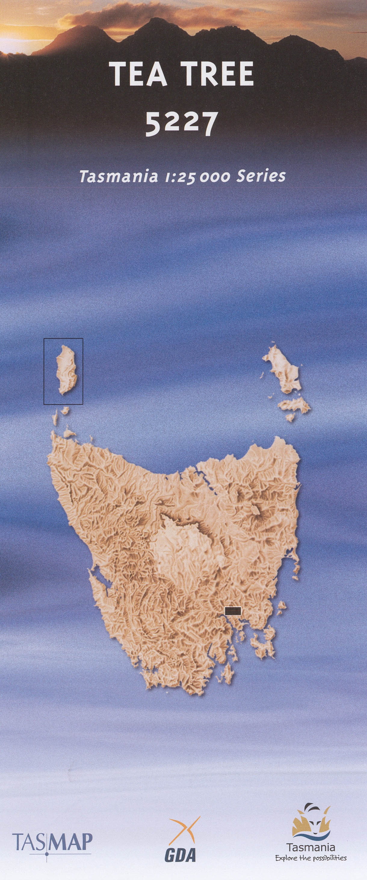 Cover of Tea Tree 5227 1:25 000 map