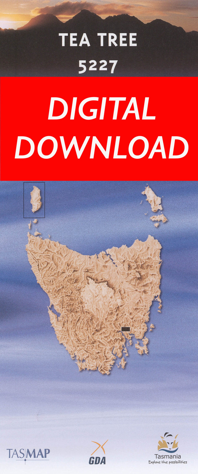 Cover of digital Tea Tree 5227 1:25 000 map