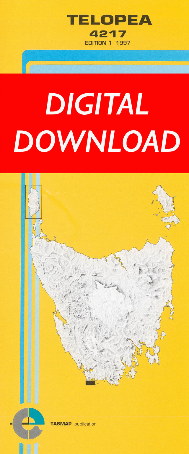 Cover of digital Telopea 4217 1:25 000 map