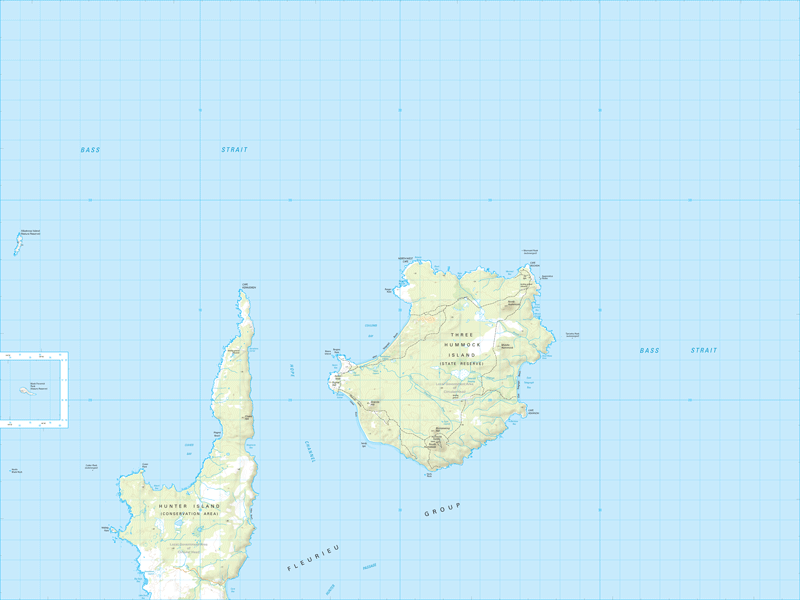 Thumbnail of Three Hummock TF03 1:50 000 Series map