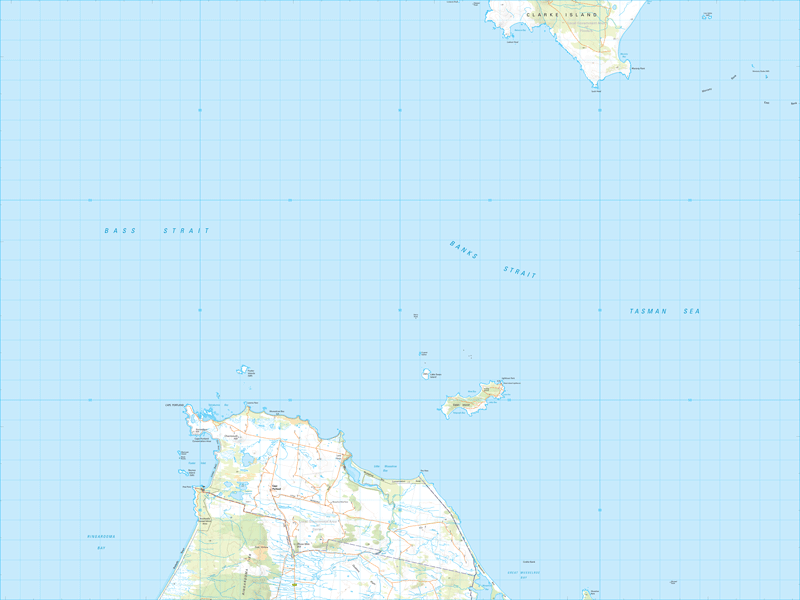 Thumbnail of Banks Strait TG09 1:50 000 Series map