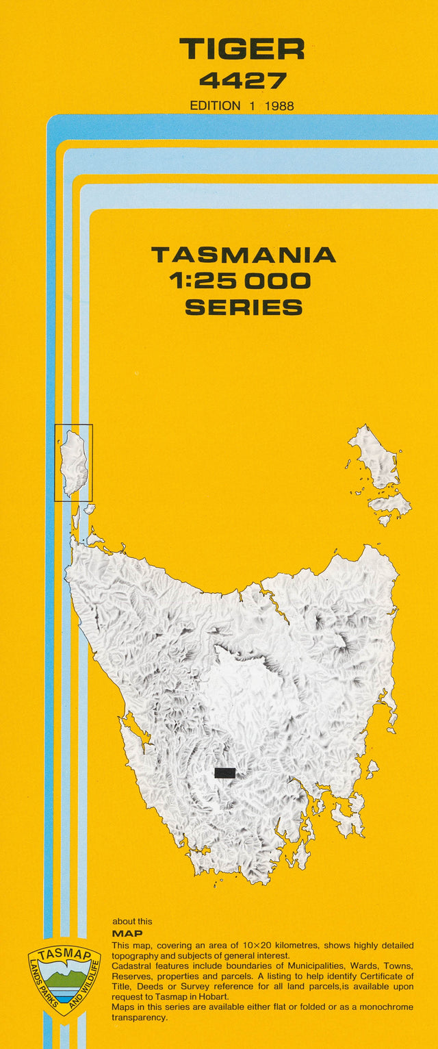 Cover of Tiger 4427 1:25 000 map