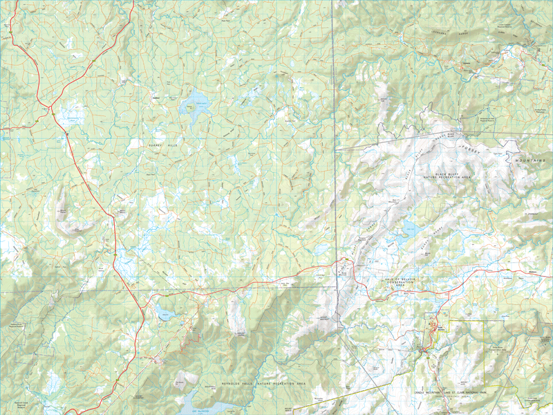 Thumbnail of Black Bluff TK05 1:50 000 Series map