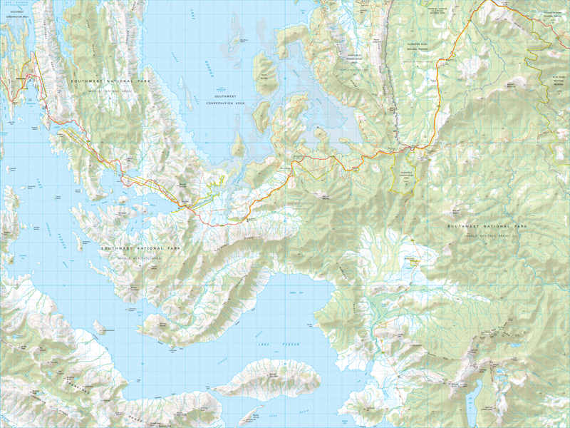 Thumbnail of Lake Pedder TQ06 1:50 000 Series map