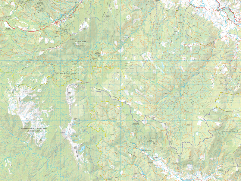 Thumbnail of Snowy Range TQ07 1:50 000 Series map