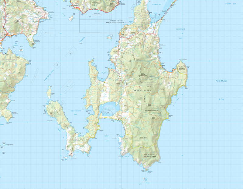 Thumbnail of South Bruny TS08 1:50 000 Series map